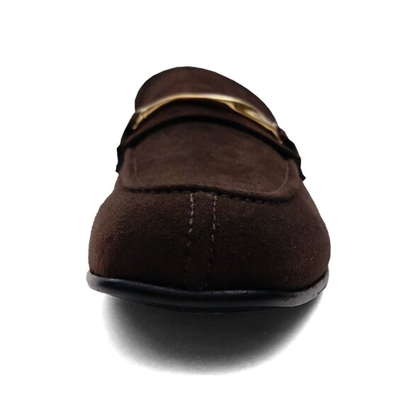 Bally Genos Brown New Samantha 50 Goat Suede Loafers US 10 (0536) main image 11